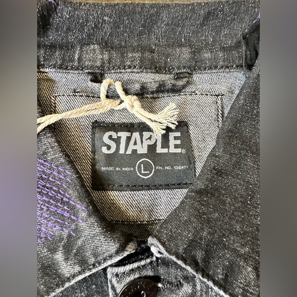 Staple black Jean jacket - Picture 3 of 16